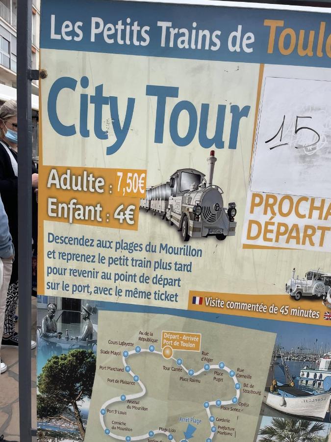 Appartement Mignon Calme Douillet Ascenseur Clim Etage Eleve Proche Parking Et Toutes Commodites Au Coeur Du Toulon Historique Exteriör bild